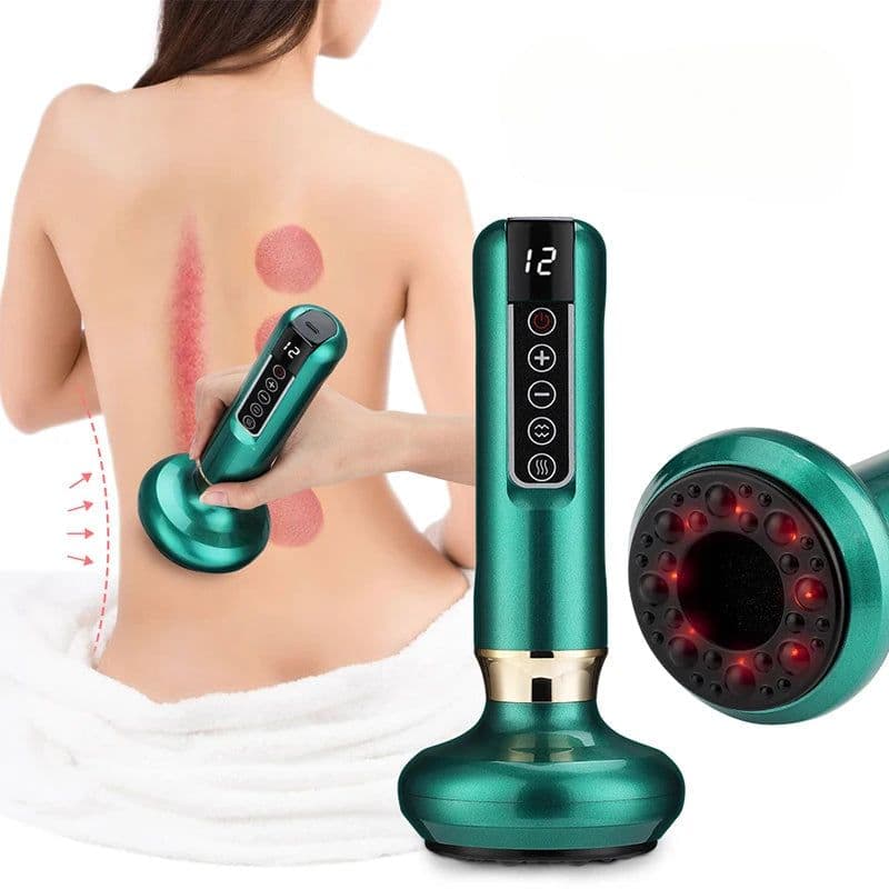 image-Electric Vacuum Cupping Massage Body Cups Anti-Cellulite Massager for