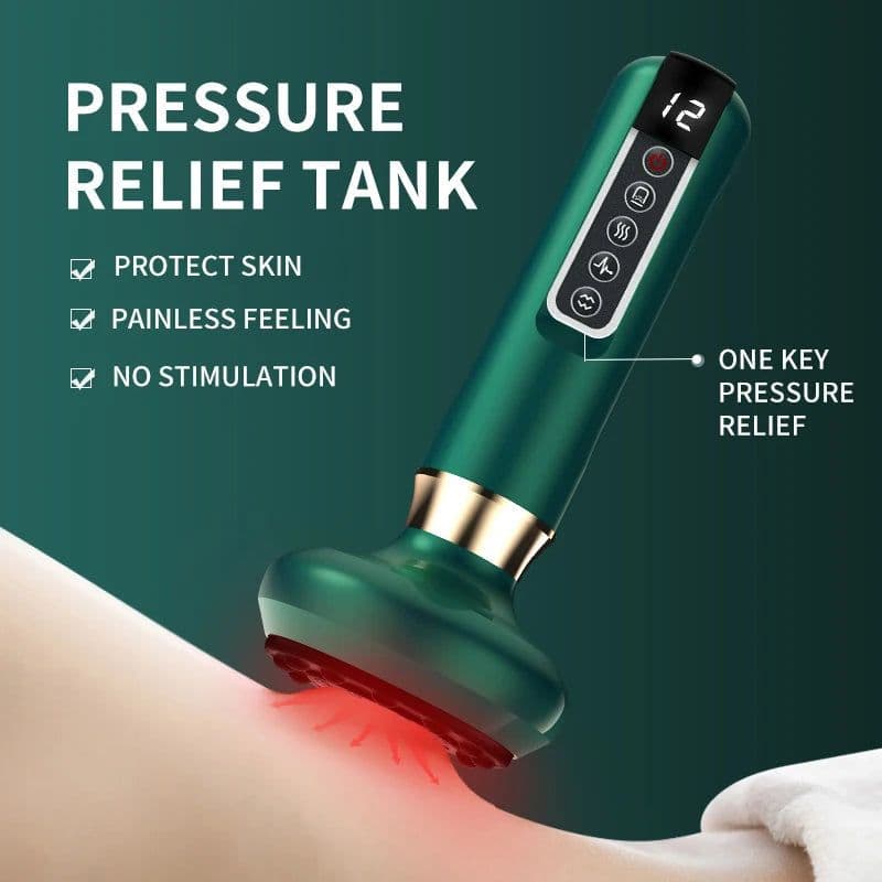 image-Electric Vacuum Cupping Massage Body Cups Anti-Cellulite Massager for