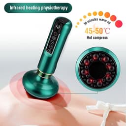 image-Electric Vacuum Cupping Massage Body Cups Anti-Cellulite Massager for