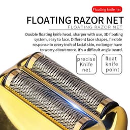 image-Metal 2-Speed Electric Shaver For Hair Beard Rechargeable Razor Bald