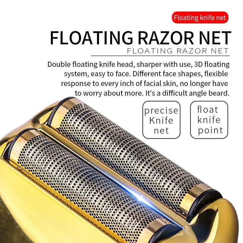 image-Metal 2-Speed Electric Shaver For Hair Beard Rechargeable Razor Bald