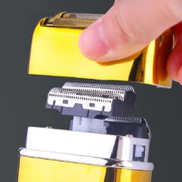 image-Metal 2-Speed Electric Shaver For Hair Beard Rechargeable Razor Bald