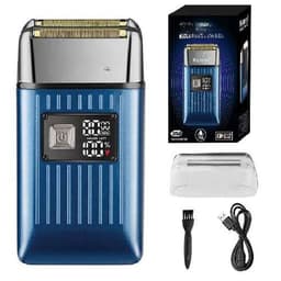 image-Metal 2-Speed Electric Shaver For Hair Beard Rechargeable Razor Bald