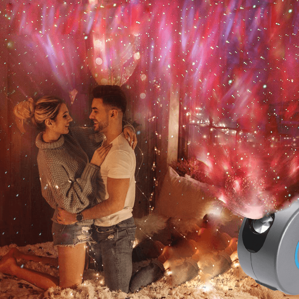 image-Galaxy Starry Sky Projector Rotating