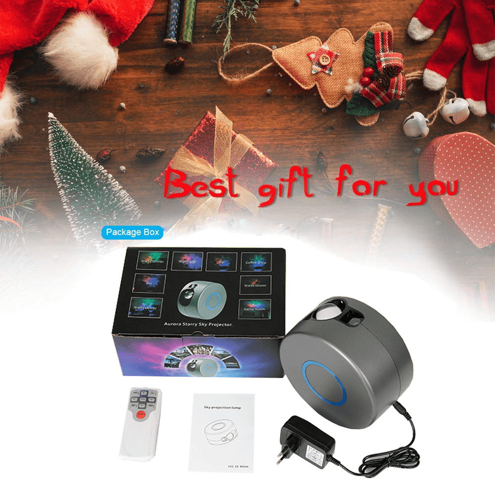 image-Galaxy Starry Sky Projector Rotating