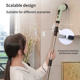 image-Wireless Electric Cleaning Brush Multifunctional Bathroom Window