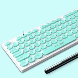 image-Wireless Set Keyboard And Mouse Office Notebook