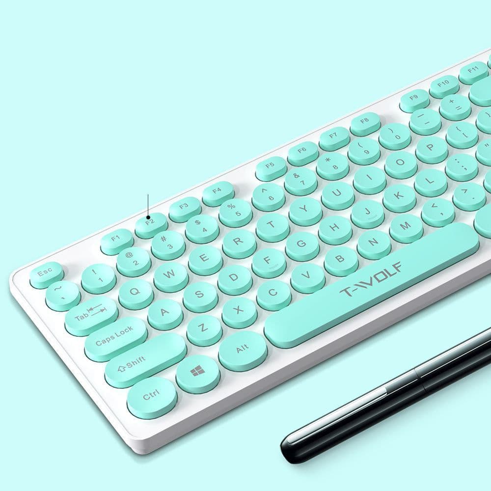 image-Wireless Set Keyboard And Mouse Office Notebook