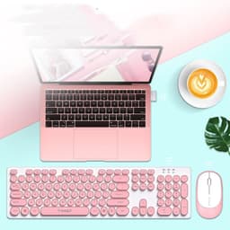 image-Wireless Set Keyboard And Mouse Office Notebook