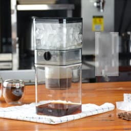 image-Household Iced Coffee Pot Korean Style Glass Coffee Machine