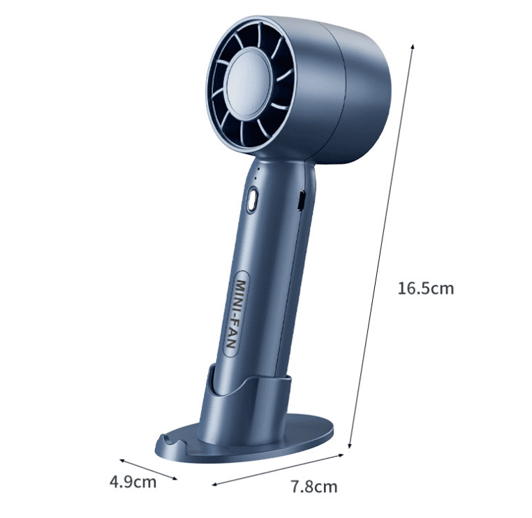 image-Handheld Fan Mini Fan Personal Portable USB Rechargeable
