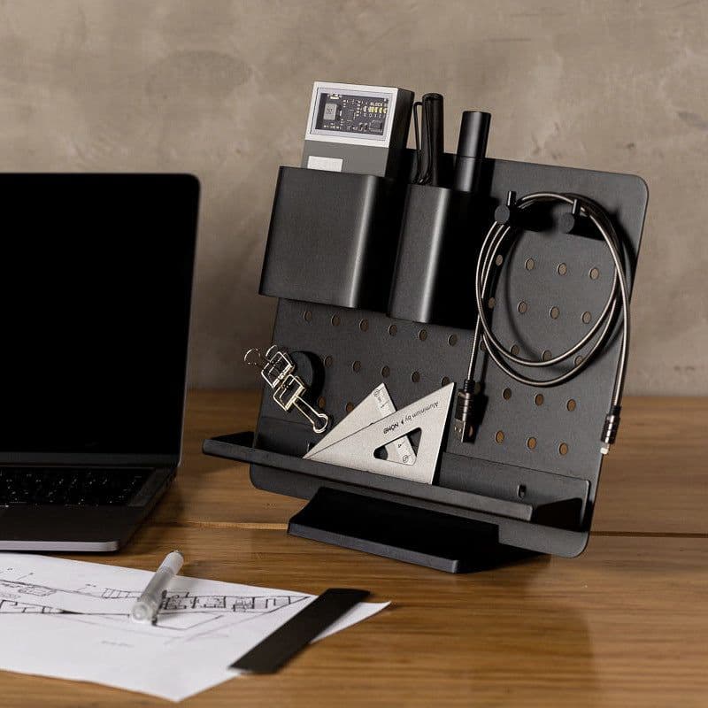 image-Desk Organizer Desktop Space Storage Rack