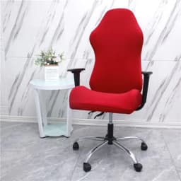image-Gaming Chair Covers Computer Desk Chair Slipcover Office Game