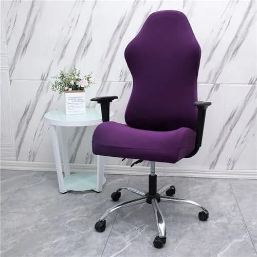 image-Gaming Chair Covers Computer Desk Chair Slipcover Office Game