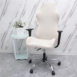 image-Gaming Chair Covers Computer Desk Chair Slipcover Office Game