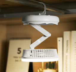 image-4 Speed Adjustable USB Charging Foldable Table Fan