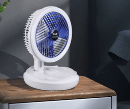 image-4 Speed Adjustable USB Charging Foldable Table Fan