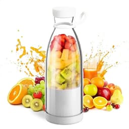 image-Portable Electric Juicer Cup Handheld 6-blade USB Rechargeable
