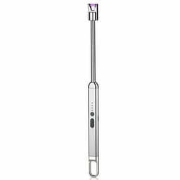 image-Aluminum-Zinc Alloy USB Windproof Arc Lighter