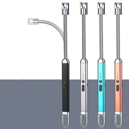 image-Aluminum-Zinc Alloy USB Windproof Arc Lighter