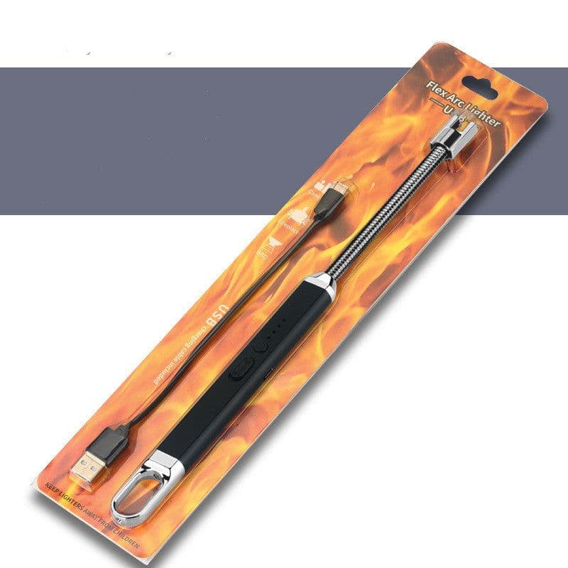 image-Aluminum-Zinc Alloy USB Windproof Arc Lighter