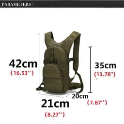 image-15L Hiking Backpack Military Tactical bag Climbing Mountain Bagpack