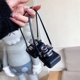 image-Protective Retro Camera Wireless Bluetooth Headset Case
