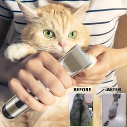 image-Professional Cat Dog Hair Clipper All Metal Rechargeable Pet Trimmer