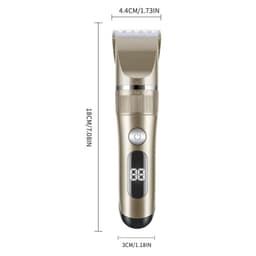 image-Professional Cat Dog Hair Clipper All Metal Rechargeable Pet Trimmer
