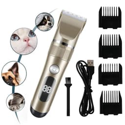 image-Professional Cat Dog Hair Clipper All Metal Rechargeable Pet Trimmer