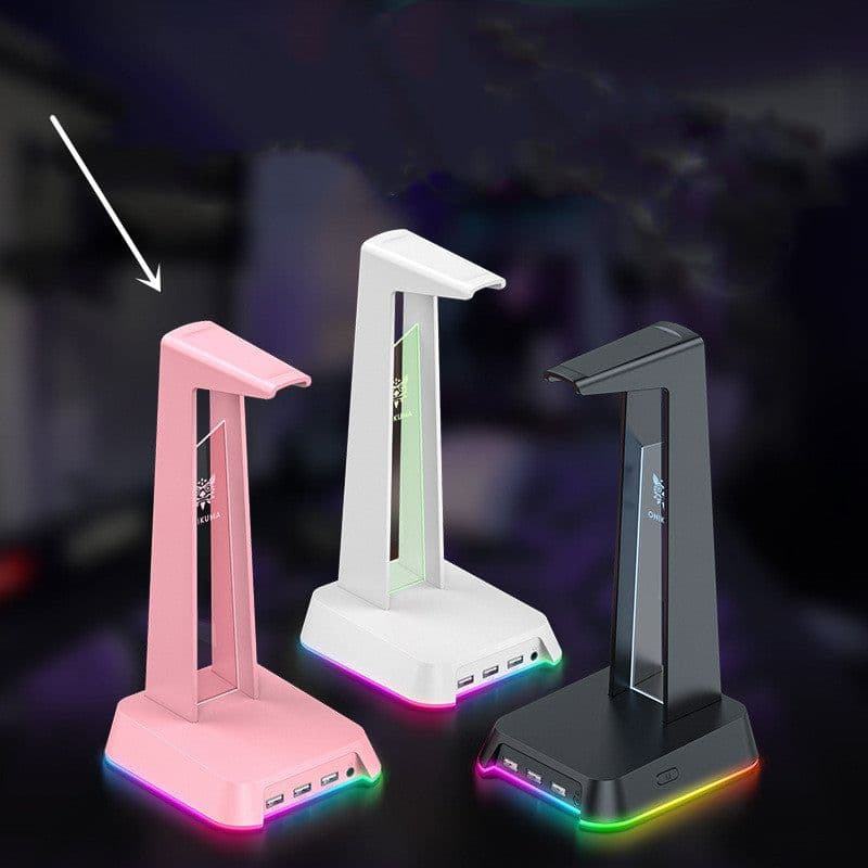 image-Stand Illuminated Headphone Display Stand