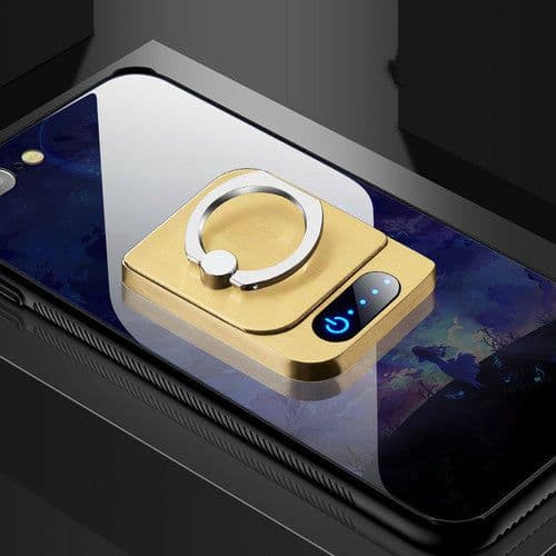 image-Fingerprint Sensor Touch Ignition Mobile Phone Holder