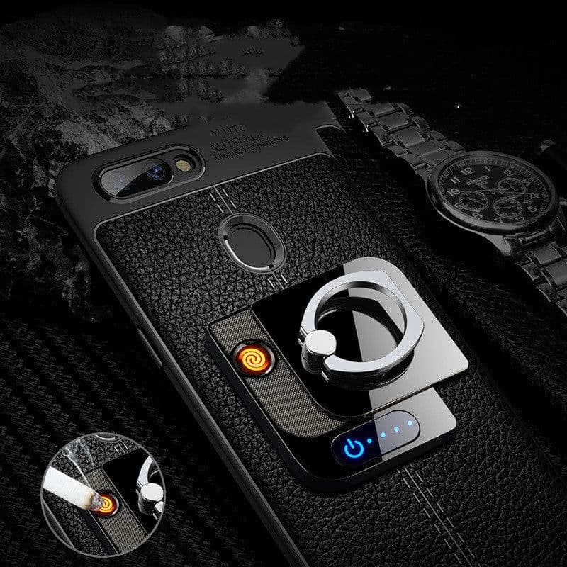 image-Fingerprint Sensor Touch Ignition Mobile Phone Holder