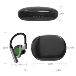 image-Portable Outdoor Sports Ear Hook Type Bluetooth Headset