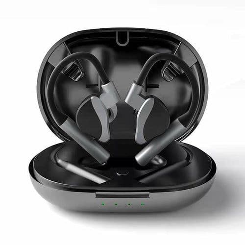 image-Portable Outdoor Sports Ear Hook Type Bluetooth Headset