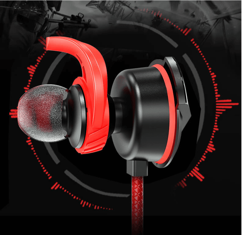 image-Wired Mobile Phone Computer Headset In-ear Long Mic Gaming