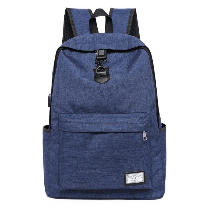image-High Quality Grey Anti Theft Backpack
