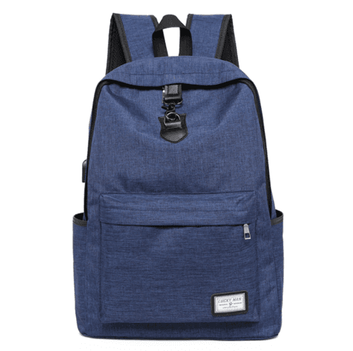 image-High Quality Grey Anti Theft Backpack