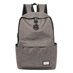 image-High Quality Grey Anti Theft Backpack