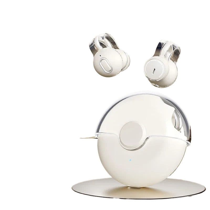 image-Wireless Bluetooth5.3 Earphones Earclip TWS Bone Conduction Headphones