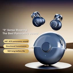 image-Wireless Bluetooth5.3 Earphones Earclip TWS Bone Conduction Headphones