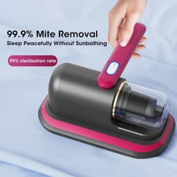 image-10kPa Handheld Mattress Vacuum Mite Remover Cordless Cleaner for Home