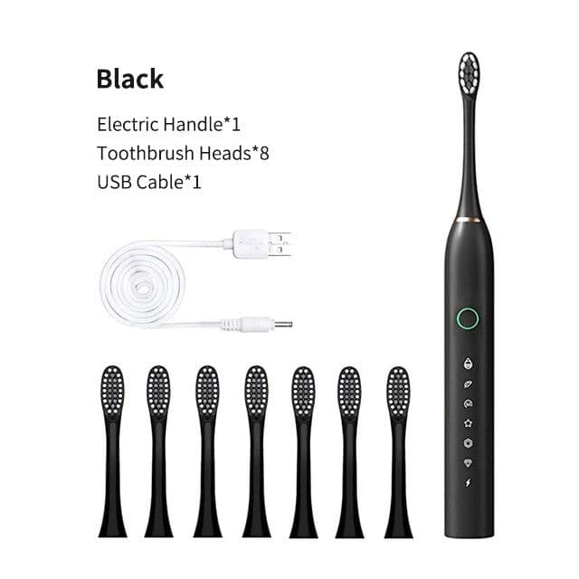 image-Smart Electric Sonic Toothbrush Rechargeable Electronic Teeth Brush
