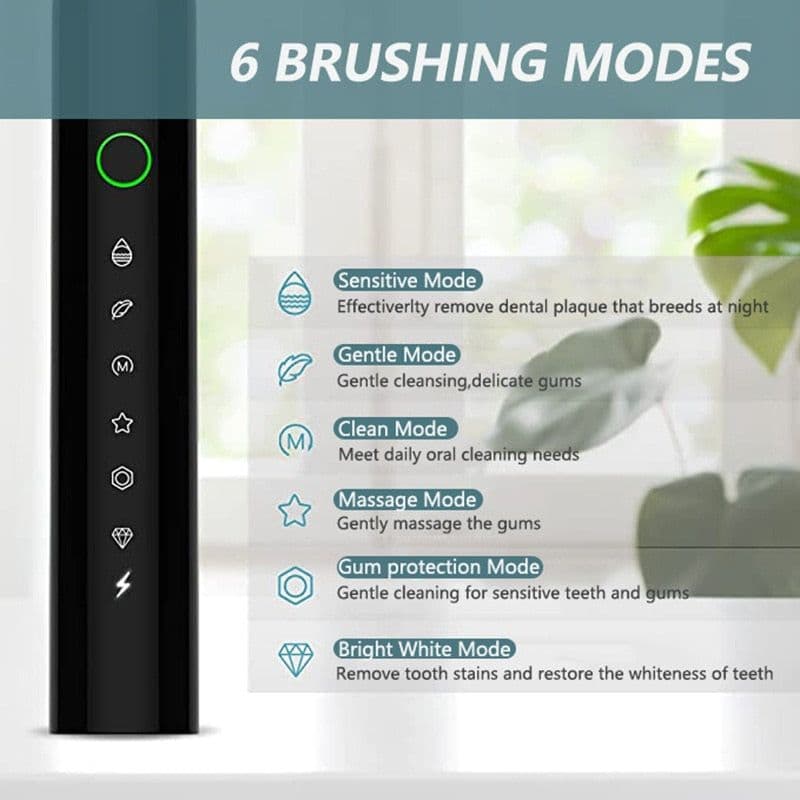 image-Smart Electric Sonic Toothbrush Rechargeable Electronic Teeth Brush
