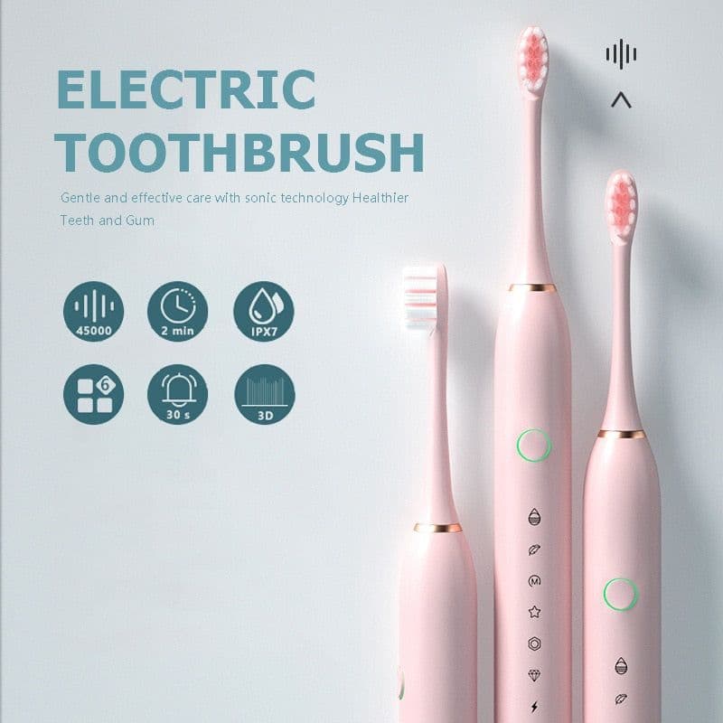 image-Smart Electric Sonic Toothbrush Rechargeable Electronic Teeth Brush