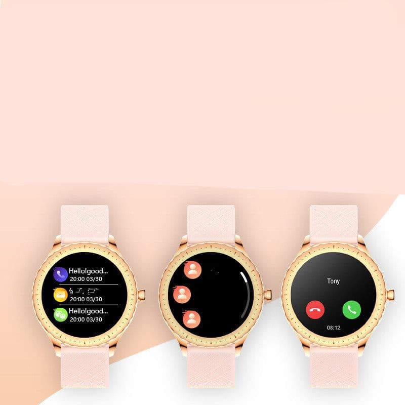 image-Smart Watch Women's Round Dial Multifunction