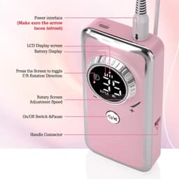 image-35000RPM Electric Nail Drill Machine for Professional Nails Portable