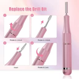 image-35000RPM Electric Nail Drill Machine for Professional Nails Portable