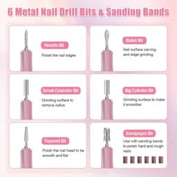 image-35000RPM Electric Nail Drill Machine for Professional Nails Portable