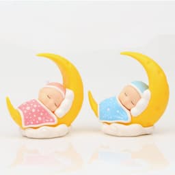 image-Micro-view Moon Cover Quilt Sleeping Baby Handmade